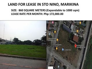 For lease! Commercial lot in Sto Nino, Marikina