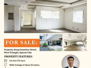 For Sale: Examiner Street, West Triangle, Quezon City