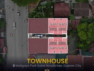 GOOD BUY 4 Units Townhouse along Maligaya St Novaliches Quezon City for Sale