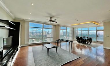 ONE ROXAS TRIANGLE: 3BR For Sale, 313 sqm, Forbes view, with balcony, 3 parking
