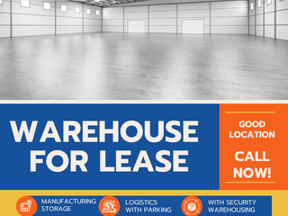 1560 sqm Warehouse for Rent in San Simon Pampanga