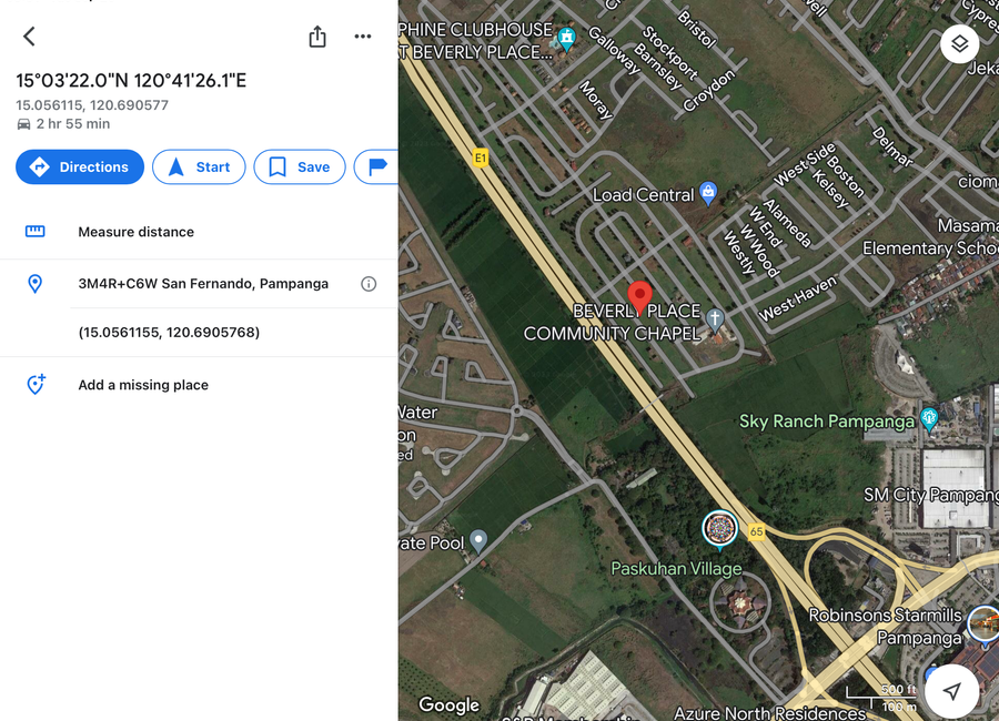 Lot For Sale Beverly Place Residences, Mexico, Pampanga