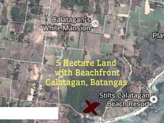 Rush Sale Calatagan Beach Front Property Lot - 5.1 Hectares.