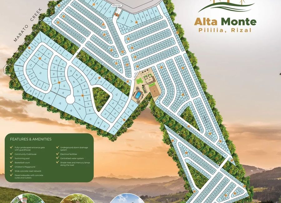 Alta Monte Residential Lot 150sqm w/ view of Windmills and the Lake