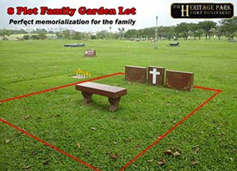 Bonifacio The Heritage Park Special Premium Garden Lot Type for Sale