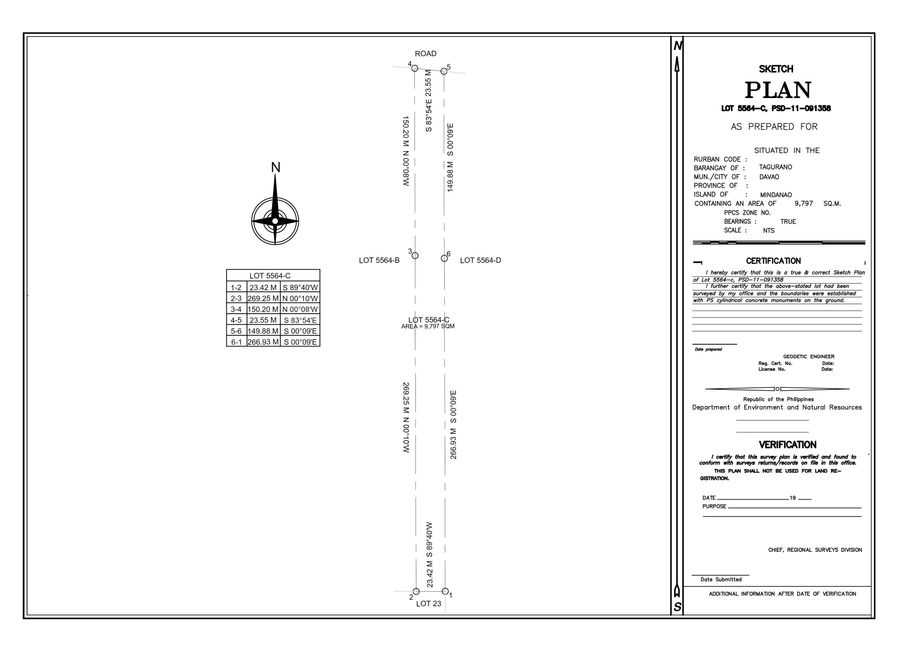 1-ha. Tagurano, Toril Overlooking Lot For Sale