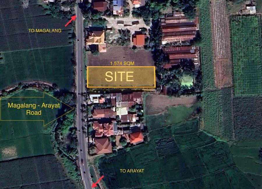 FOR SALE: PRIME COMMERCIAL LOT ALONG ARAYAT-MAGALANG ROAD