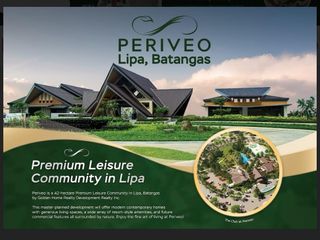 AFFORDABLE LUXURY RESIDENTIAL LOT FOR SALE IN PERIVEO LIPA BATANGAS