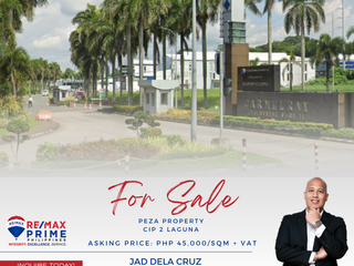 PEZA Industrial Property in Carmelray Industrial Park 2, Laguna
