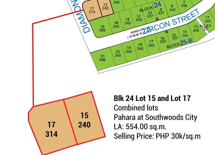 Pahara Southwoods lot for for sale near Manila Southwoods Carmona Cavite