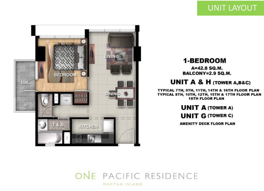 RUSH 1BR Corner Unit in Mactan Newtown Cebu Lapu Lapu City near the beach