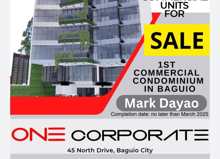 Why rent if you can have your own Commercial Unit for a Lifetime at Baguio.