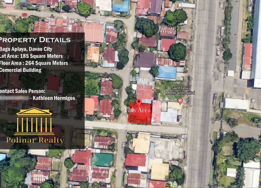185 Square Meters Commercial Building is For Sale at Bago Aplaya, Davao City!