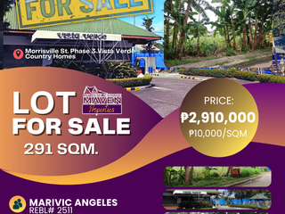 Lot For Sale In Vista Verde Countryhomes Cainta