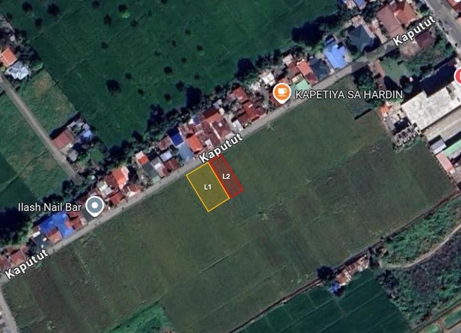 2 Prime Lots 33 mtrs frontage, clean title in Brgy. Sta. Cruz Magalang, Pampanga
