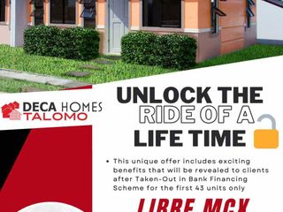 DECA HOMES 80SQM, P2.4M in DECA TALOMO