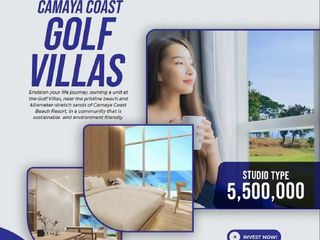 For Sale: Studio Unit at Camaya Coast Golf Villas in Mariveles City, Bataan