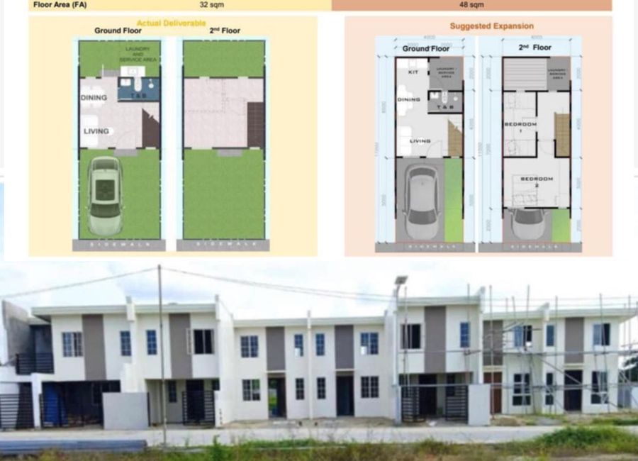 Sunny Vale 2 Affordable Townhouse of SMDC located at Sta Ignacia Tarlac