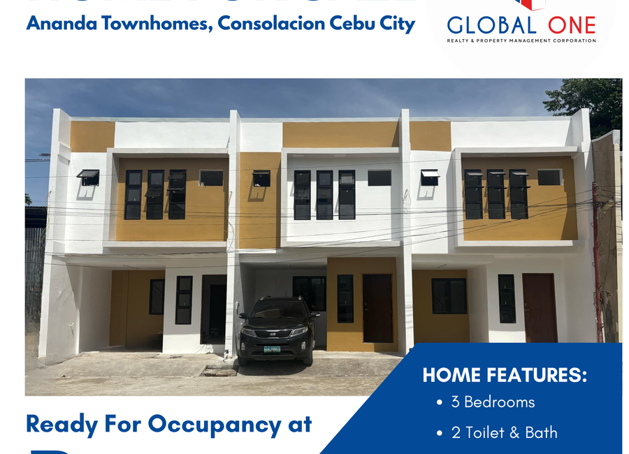 Ready for Occupancy Townhouse for Sale in Consolacion!