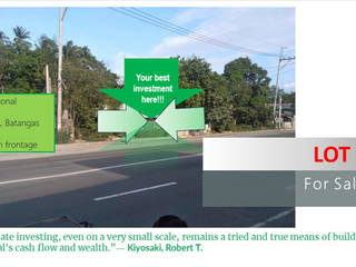 Residential Lot, National Highway in Bgy. Santiago, Santo Tomas, Batangas For Sale