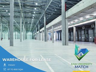 800 square meters Warehouse for Lease Located at Parañaque City