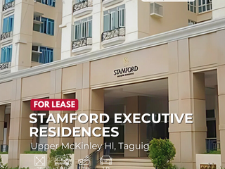 For Rent: Studio Unit at Stamford Executive Residences, McKinley Hill, Taguig