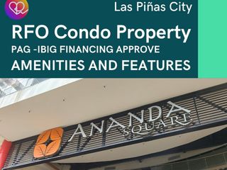 Studio Unit in Ananda Square, Las Piñas