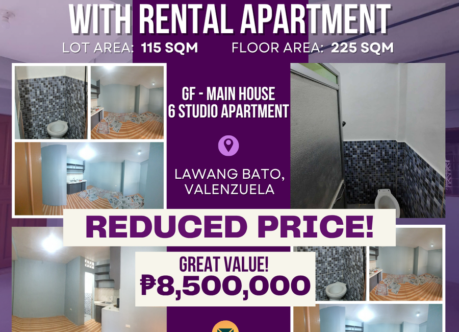 RUSH SALE RENTAL APARTMENT IN VALENZUELA CITY