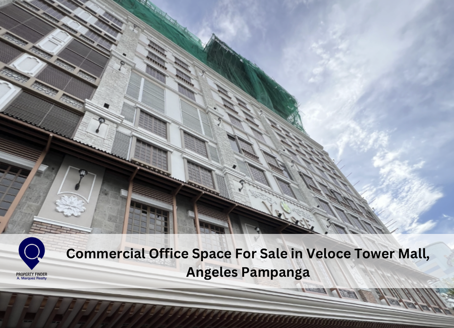 Commercial Office Space For Sale in Veloce Tower Mall, Angeles Pampanga
