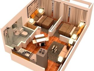 2 Bedroom Studio Unit for Sale in Sorrento Oasis, Pasig City