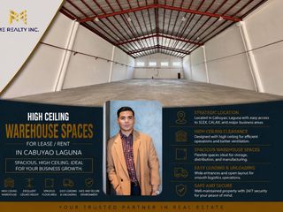 High Ceiling Warehouse Spaces for Lease Rent in Cabuyao Laguna