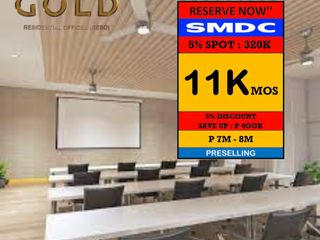 OFFICES  for Sale in Parañaque City, Naia Airport at SMDC GOLD RESIDENTIAL OFFICES Near in Mall Of Asia , Newport City and Entertainment City