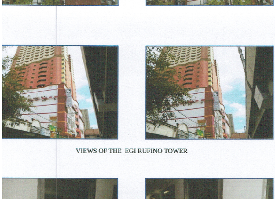 BANK FORECLOSED COMMERCIAL CONDO UNIT IN EGI RUFINO TOWERS