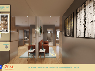 1BR UNIT ZEAL RESIDENCES at GENERAL TRIAS CAVITE RFO AND PRE SELLING