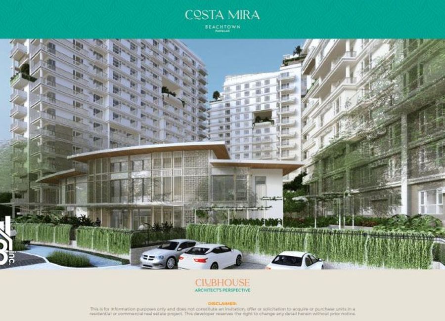 Costa Mira Beachtown Studio Unit in Songculan Dauis, Bohol 22sqm