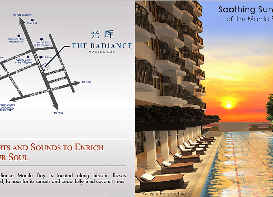 FOR SALE: RFO 40 sqm 1BR Condo Unit With Balcony along Roxas Boulevard at The Radiance Manila Bay