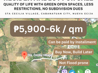 FOR INSTALLMENT - Sta Cecilia Village Cabanatuan Land For Sale Nueva Ecija