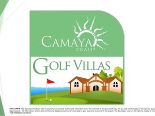 Condo for Sale!! Camaya Coast Golf Villas Studio Type