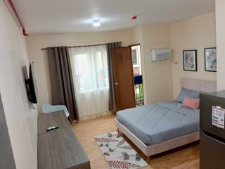 BRIAMACTAN01XXL: For Rent Fully Furnished Studio Unit with Balcony in Bria Mactan Levitha Cebu