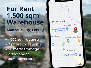 Warehouse for rent in Casuntinga, Mandaue City, Cebu