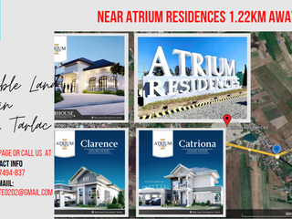 Affordable Lot in Capas, Tarlac (near Atrium Residences, near New Clark City )