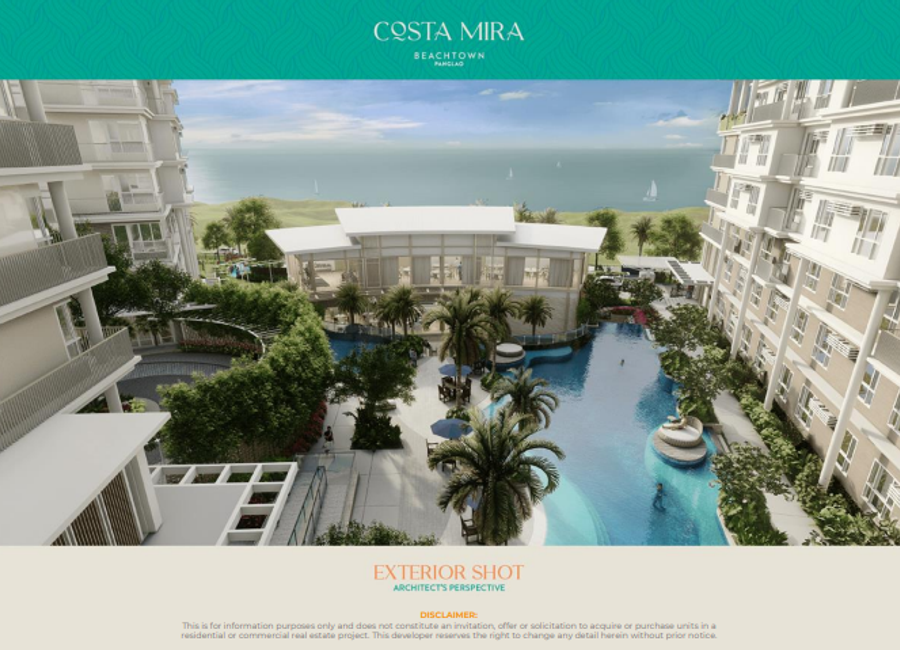 Costa Mira Beachtown 2BR in Songculan Dauis, Bohol 52sqm For Sale