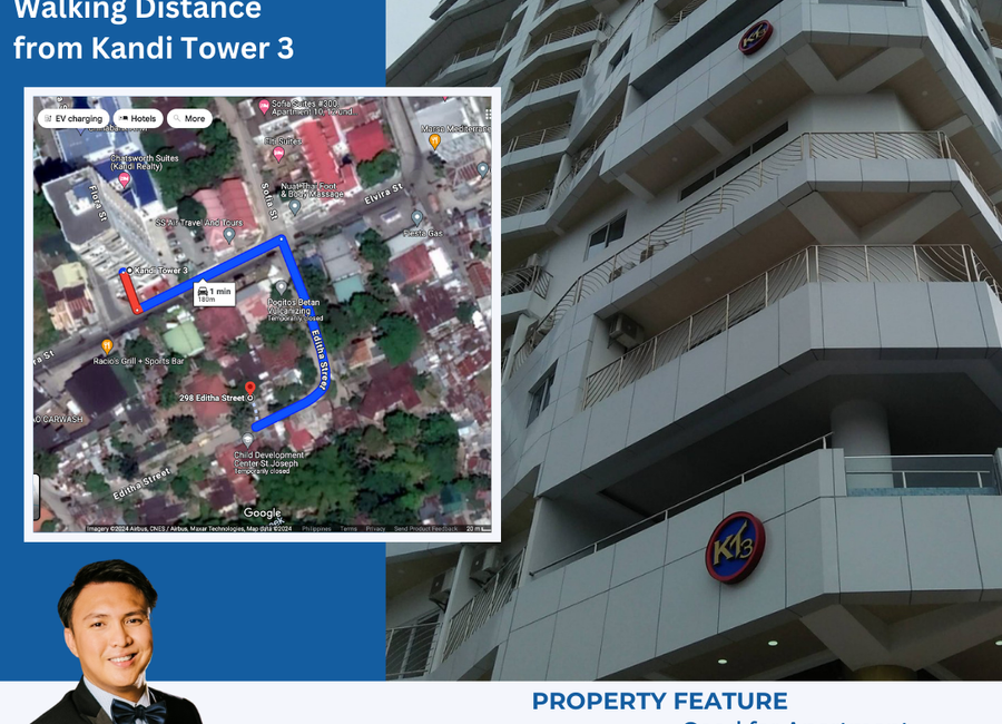 Lot Only For Sale in Angeles, Pampanga - Walking distance to Kandi Tower 3