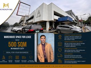 Warehouse Spaces for Lease Rent 500 sqm in Makati City