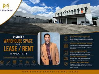 2-Storey Warehouse Space for Lease Rent in Makati City
