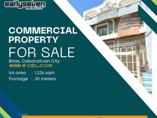 COMMERCIAL PROPERTY FOR SALE Maharlika Highway, Bitas, Cabanatuan City INFRONT OF CELCOR
