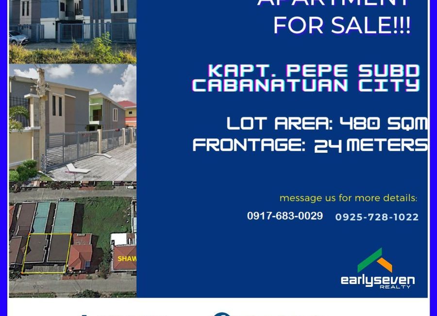 For Sale!!! 8-Door Apartment with Gated Parking Kapt. Pepe Subd., Cabanatuan City Near 33rd Street and Nyork