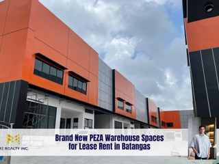 Brand New PEZA Warehouse Spaces for Lease Rent in Batangas