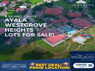 Ayala Westgrove Heights, Silang, Cavite Lots for Sale! 45k-70k/SQM