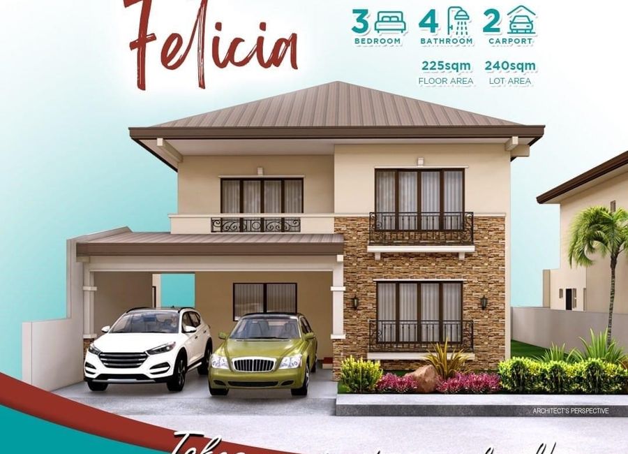 For Sale House And Lot 3-Bedroom With 2 Carport In Andorra Solana Casa Real Pampanga | Felicia Model Unit